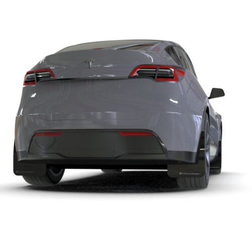 Rally Armor 20-26 Tesla Model Y, Juniper Y Black Mud Flap - Metallic Black Logo - Image 4