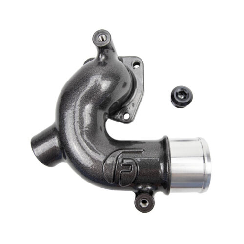 Wehrli WCF100157-GB 98-18 Dodge / Ram Cummins 5.9L/6.7L WCFab X Fleece Thermostat Housing - Gloss Black - Image 3