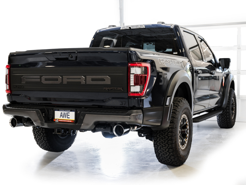 AWE Tuning Gen 3 Raptor SwitchPath Exhaust - Chrome Silver Tips - Image 5