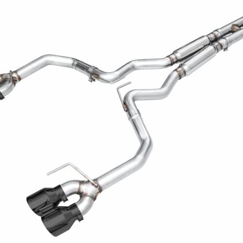 AWE Tuning Track Edition Cat-Back Exhaust w/ Quad Diamond Black Tips for AWE 2024 Ford Mustang Dark Horse S650 RWD