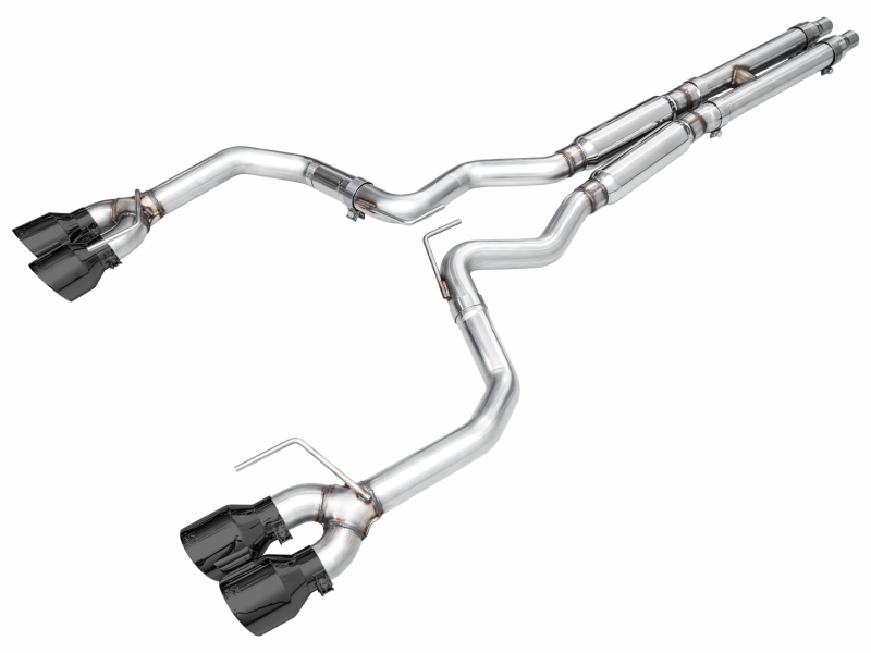 AWE Tuning Track Edition Cat-Back Exhaust w/ Quad Diamond Black Tips for AWE 2024 Ford Mustang Dark Horse S650 RWD
