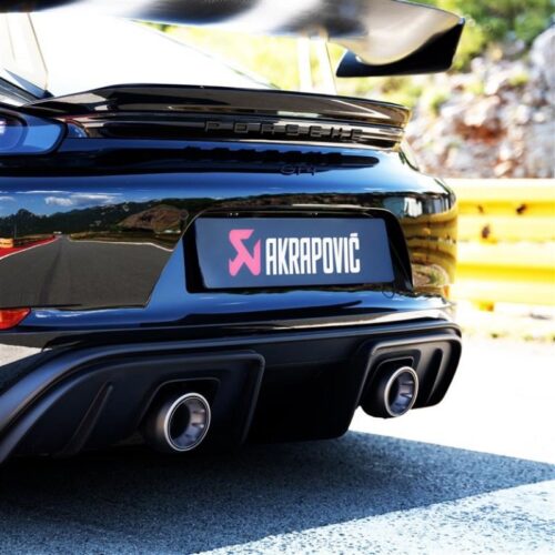Akrapovic Tail Pipe Set (Titanium) for 2020+ Porsche Cayman GT4 (718)