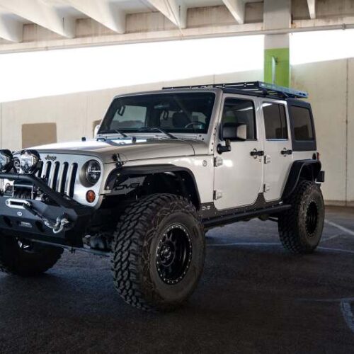 DV8 Offroad 07-18 Jeep Wrangler JK Short Roof Rack - Image 9