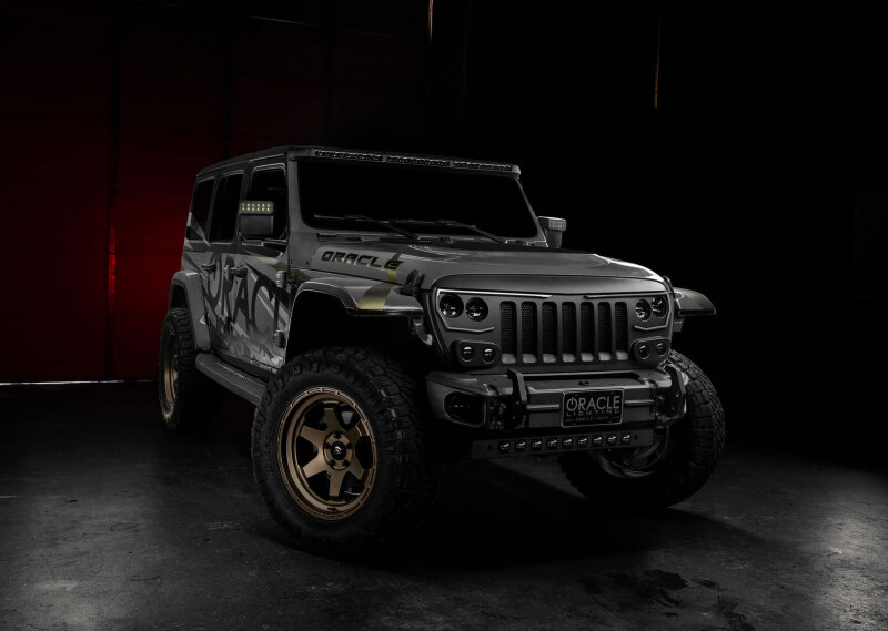 Oracle Jeep Wrangler JL/Gladiator JT Integrated Windshield LED Light Bar System - Image 10