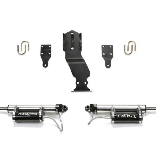 Alternative view of Fabtech 17-21 Ford F250/F350 4WD Dual Steering Stabilizer System w/DL 2.25 Resi Shocks