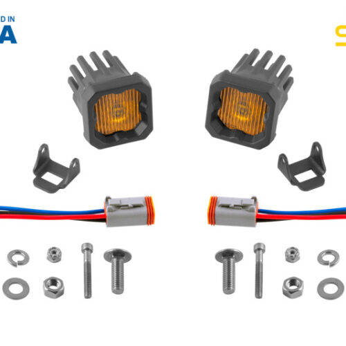 Diode Dynamics Stage Series C1 LED Pod - Yellow SAE Fog Standard ABL (Pair) - Image 3