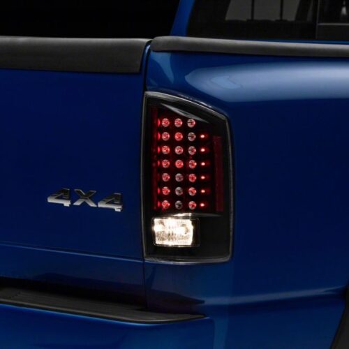 Alternative view of Raxiom for 2007-2008 Dodge RAM 1500 LED Tail Lights- Black Housing (Clear Lens)