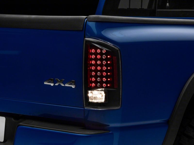 Raxiom for 2007-2008 Dodge RAM 1500 LED Tail Lights- Black Housing (Clear Lens) - Image 2
