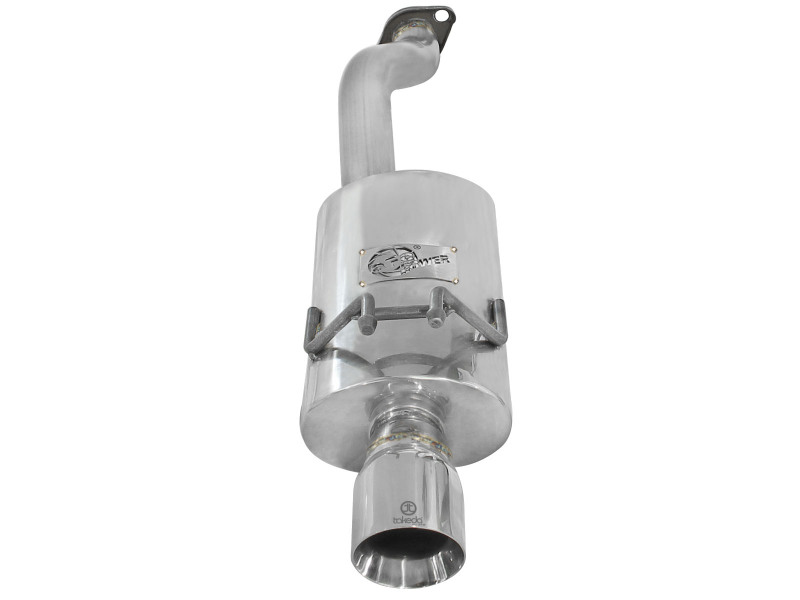 aFe Power Takeda Exhaust 2.5in Dia 304SS Axle-Back w/Polished Tip 06-11 Honda Civic EX Sedan L4 1.8L - Image 4