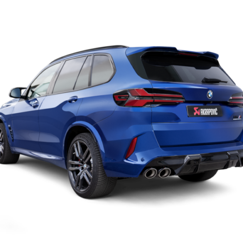 Akrapovic for 2024+ BMW X5M / X6M (Face Lift) Slip-On Line (Titanium) w/Carbon Fiber Tips - Image 2