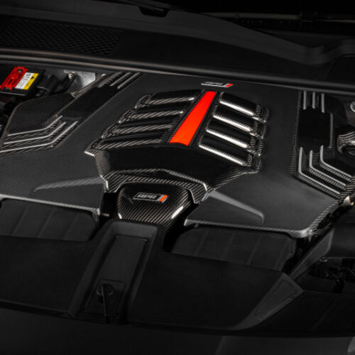 APR 20-24 Audi Q7/Q8/RS Q8/SQ7/SQ8 (4M) 2.9T/3.0T/4.0T Twill Carbon Fiber Engine Cover - Image 10