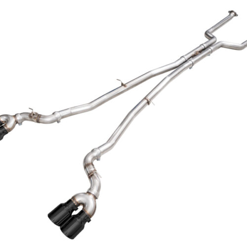AWE Tuning Track Edition Cat-Back Exhaust - Diamond Black Tips for BMW G90/G99 M5