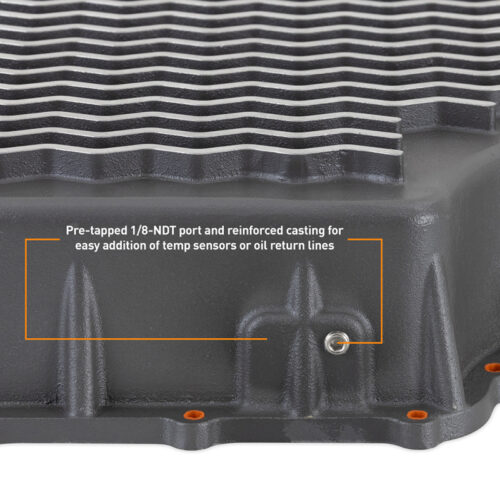 Mishimoto 2011+ Powerstroke 6R140 Transmission Pan - Cast - GR - Image 6