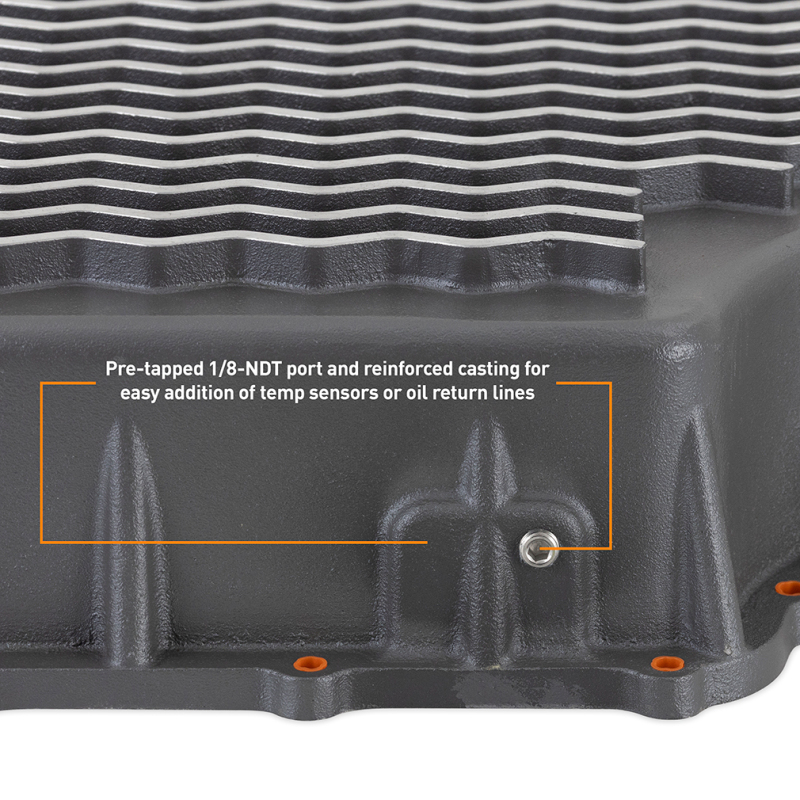 Mishimoto 2011+ Powerstroke 6R140 Transmission Pan - Cast - GR - Image 6