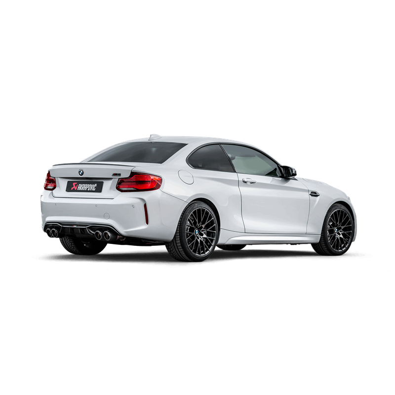 Akrapovic for 2018+ BMW M2 Competition/M2 CS (F87N) Slip-On Line (Titanium) w/Carbon Fiber Tips - Image 2