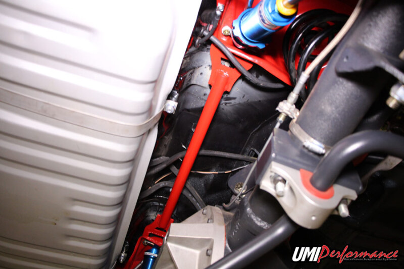 UMI Performance 4058-B 68-72 GM A-Body Rear Shock Tower Brace Bolt In - Image 3
