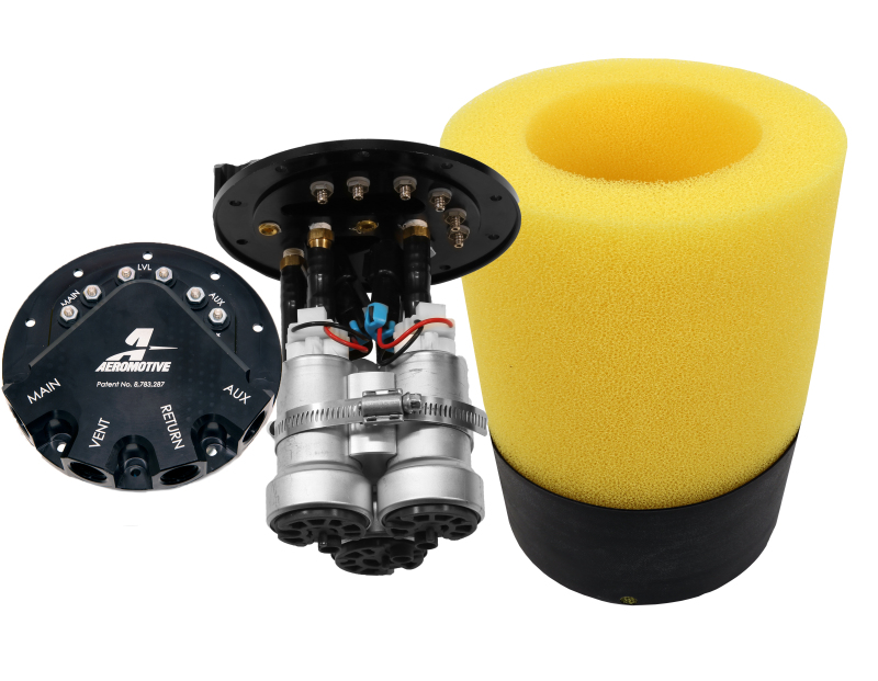 Aeromotive 450 Triple Drop-In Phantom Fuel System for 2005-2021 Chevrolet Silverado/GMC Sierra