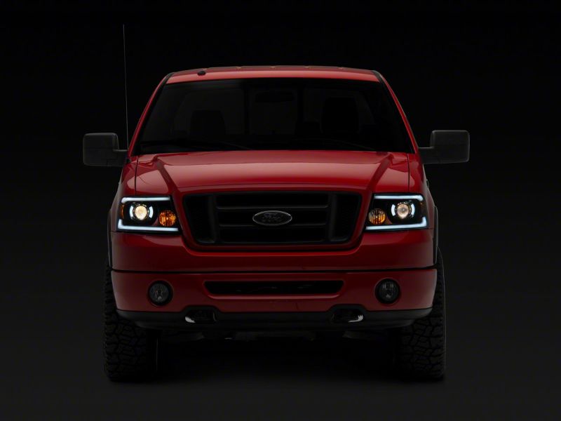 Raxiom for 2004-2008 Ford F-150 Axial Series Projector Headlights w/ SEQL LED Bar- Blk Housing (Clear Lens) - Image 10