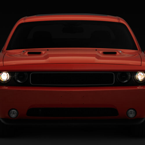 Raxiom for 2008-2014 Dodge Challenger Halo Projctr Headlights w/Sequential Turn Signals-Blk Hsng(Clear Lens) - Image 9