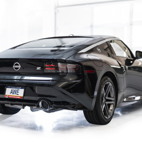 AWE Tuning Track Edition Cat-Back Exhaust System w/ Chrome Silver Tips for 2023 Nissan Z RZ34 RWD - Image 6