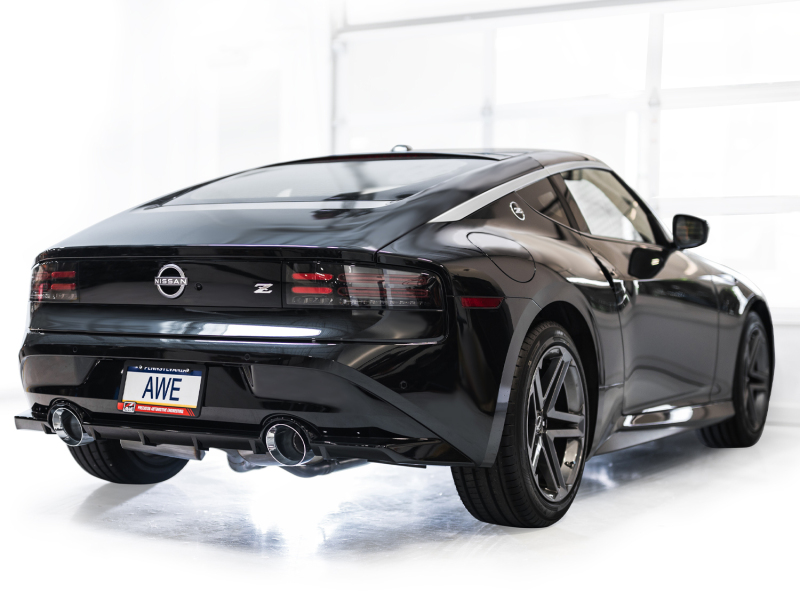 AWE Tuning Track Edition Cat-Back Exhaust System w/ Chrome Silver Tips for 2023 Nissan Z RZ34 RWD - Image 6