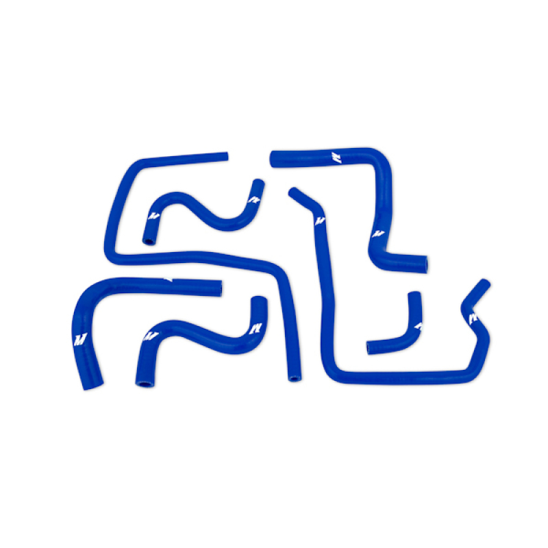 Mishimoto Ancillary Hoses for 04-07 Subaru STI / 06-07 WRX Blue Silicone - Image 2