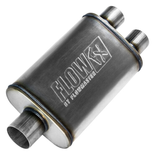 Alternative view of Flowmaster 3in.IN(C)/2.5in.OUT(D) 4x9x14 FlowFX Muffler
