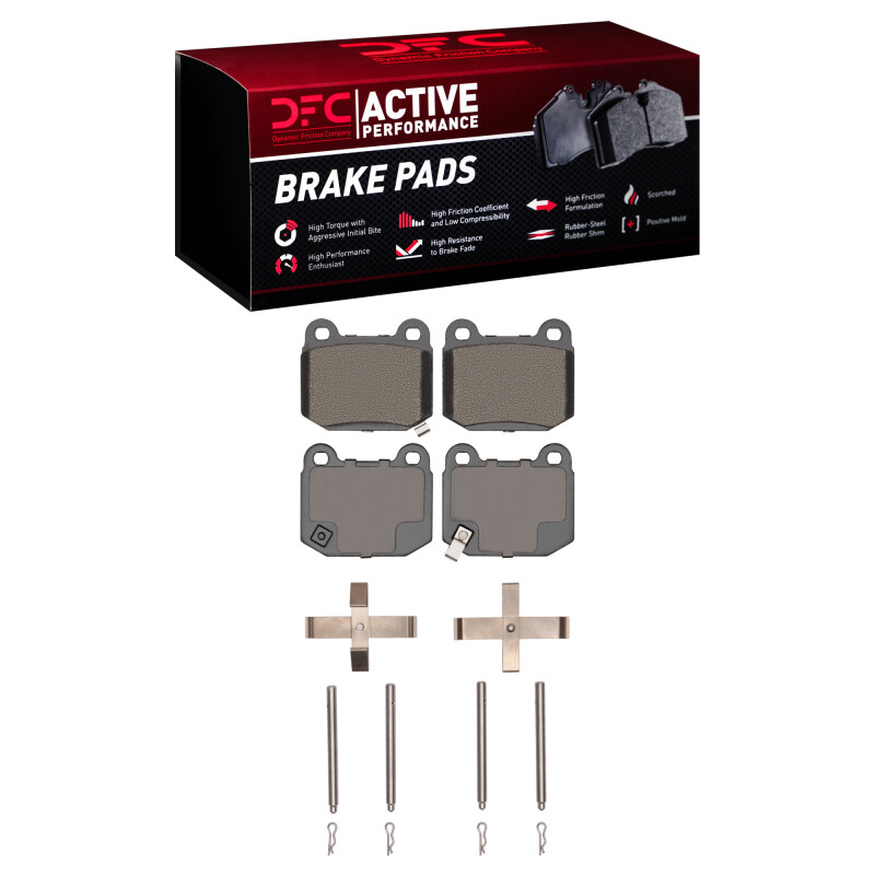 DFC 03-25 Infiniti G35 Rear Active Performance Pads and Hardware Kit