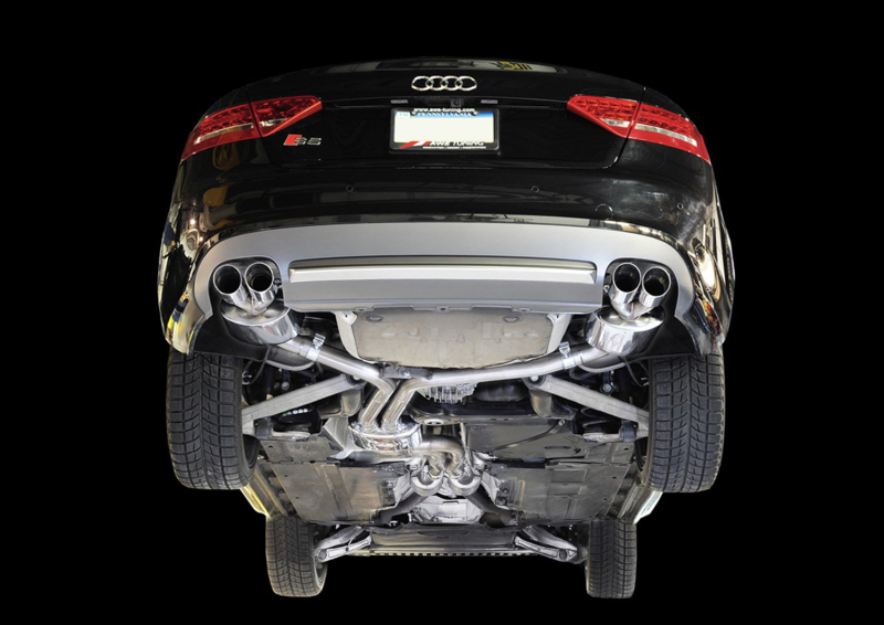 AWE Tuning Touring Edition Exhaust System - Polished Silver Tips (90mm) for Audi B8.5 S5 3.0T - Image 2