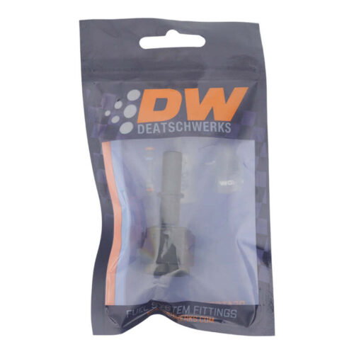 Alternative view of DeatschWerks 8AN Female Flare Swivel to 3/8in Male EFI Quick Disconnect - Anodized Matte Black