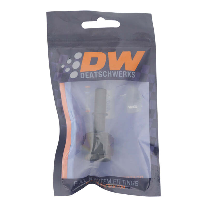 DeatschWerks 8AN Female Flare Swivel to 3/8in Male EFI Quick Disconnect - Anodized Matte Black - Image 2