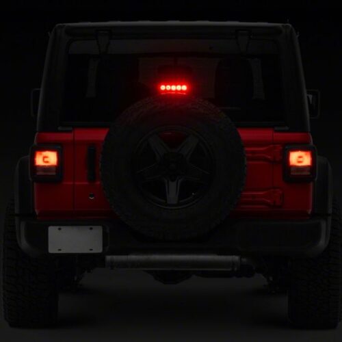 Raxiom for 2018-2023 Jeep Wrangler JL Axial Series LED Third Brake Light- Red - Image 10