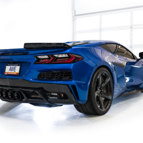 AWE Tuning SwitchPath Cat-Back Exhaust - Diamond Black Tips for 2023 C8 Corvette Z06 - Image 9