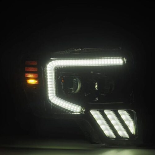 AlphaRex 09-14 Ford F-150 PRO-Series Projector Headlights Black w/Activation Light Seq Signal SB DRL - Image 3