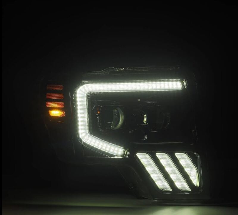 AlphaRex 09-14 Ford F-150 PRO-Series Projector Headlights Black w/Activation Light Seq Signal SB DRL - Image 3