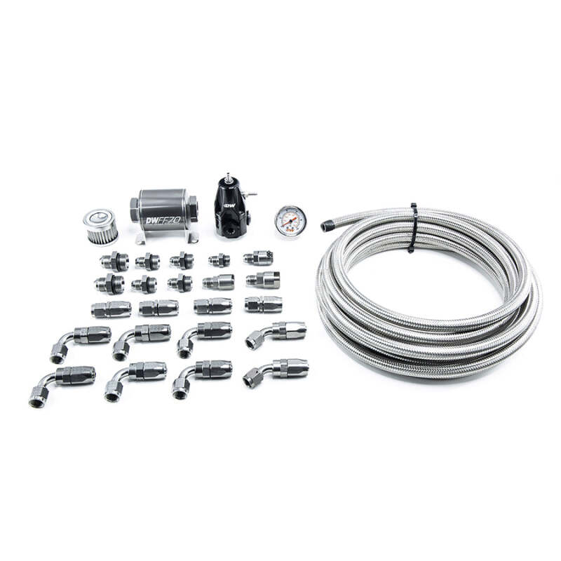 DeatschWerks DW400 Pump Module Return Plumbing Kit w/CPE Fuel Lines for 2001-2015 Honda Civic - Image 2