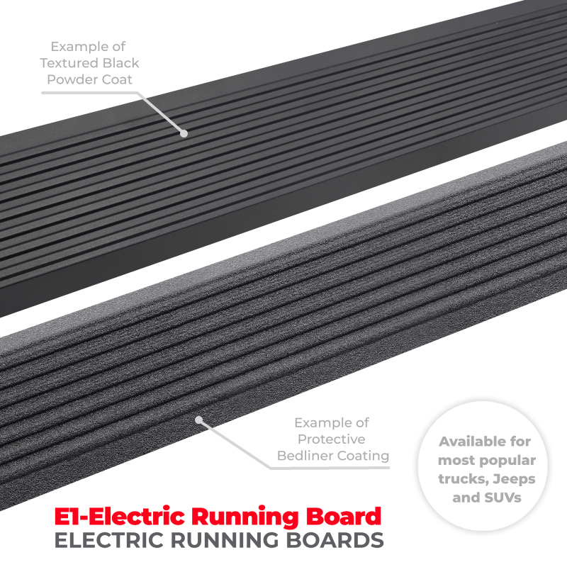 RealTruck 19-24 Ram 1500 Crew Cab 4dr VoltStep Electric Running Board Kit (No Drill) - Tex. Blk - Image 5