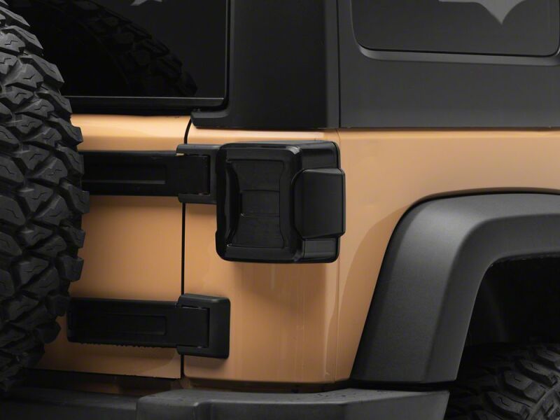 Raxiom for 2007-2018 Jeep Wrangler JK Axial Series JL Style LED Tail Lights- Black Housing- Smoked Lens - Image 8