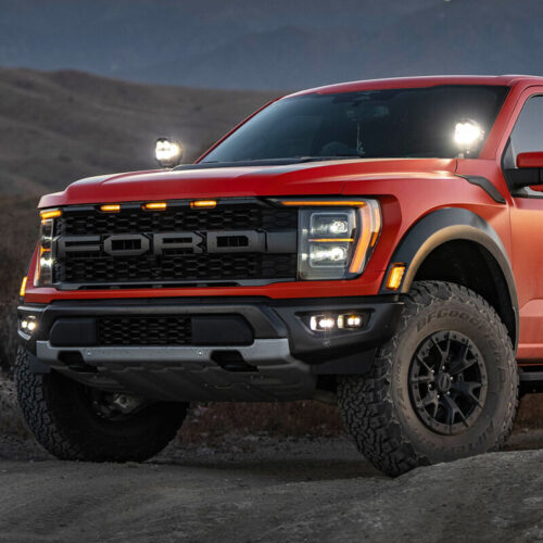 Baja Designs for 21+ Ford Raptor/22+ Bronco S2 SAE Pro Fog Pocket Light Kit Clear/Amber - Image 4