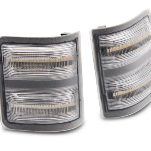 Alternative view of Raxiom for 2011-2016 Ford F-250/F-350 Super Duty Axial LED SEQL Switchback Side Mirror Marker Lamps- Clear