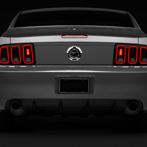 Raxiom for 2005-2009 Ford Mustang Gen5 Tail Lights- Black Housing (Smoked Lens) - Image 9