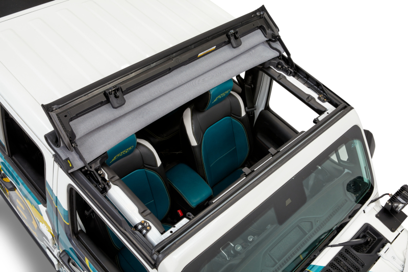 Bestop 20-26 Jeep Gladiator / 18-26 Wrangler JL Sunrider For Hardtop (Black Diamond) - Image 9