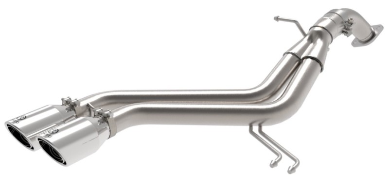 aFe Power Takeda 13-17 Hyundai Veloster L4-1.6L 2-1/2in 304 SS Axle-Back Exhaust w/ Polished Tips
