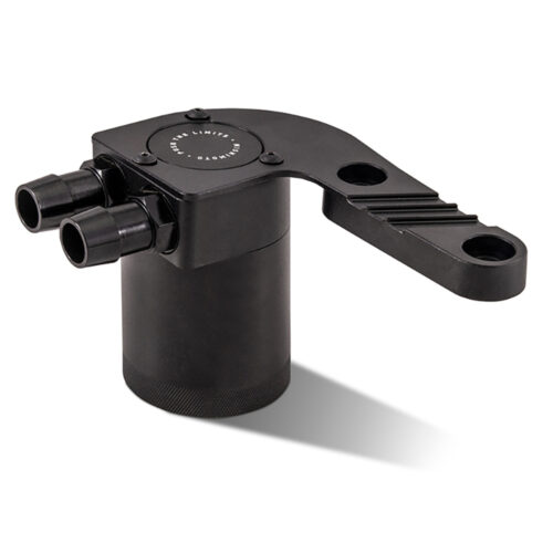 Alternative view of Mishimoto Baffled Oil Catch Can - Wrinkle Black for 2015+ BMW F8X M3/M4