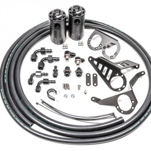 Radium Engineering Dual Catch Can Kit MK4 Supra Fluid Lock 94-02 Toyota Supra