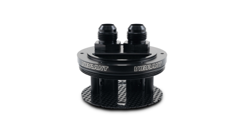 Vibrant 2-Port Catch Can Lid Assembly - Image 2
