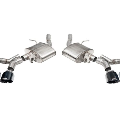 Corsa 22-25 Caddy CT5-V Blackwing 3in Axle-Back - Act. Exh. - Dual Rear Exit - Twin 4.5in Tips - Blk - Image 2