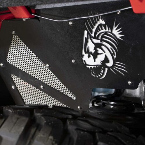Fishbone Offroad 2018+ Jeep Wrangler JL Front Pair Aluminum - Black Powdercoat Inner Fenders - Image 4