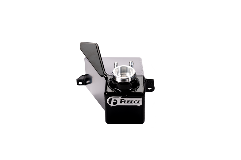 Fleece Performance 19-24 Ram 2500-3500 Cummins 6.7L Aluminum Replacement Coolant Tank (Black) - Image 4