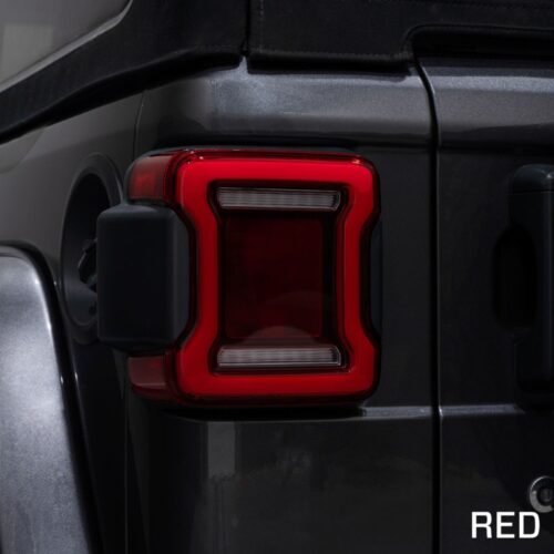 Form Lighting 2018-2023 Jeep Wrangler LED Tail Lights Red (Pair) - Image 8
